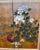 Gold Vintage Hiyakuho Imayasu Japanese Hand-Painted Floral Gold Byobu Screen For Sale - Image 8 of 18