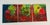 1970s 1970s Abstract Expressionist Triptych on Canvas Signed by the Artist For Sale - Image 5 of 6