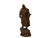 Carved Wood General Guan Yu Warrior Dragon Armor Figurine Sculpture For Sale - Image 10 of 10