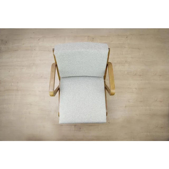 Mid-Century Modern Set of Armchairs by Selman Selmanagic for Veb Deutsche Werkstätten Hellerau, 1950s For Sale - Image 3 of 9