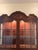 Beautiful vintage Henredon china/display cabinet dating to circa 1975. This substantial two-piece hutch features richly...