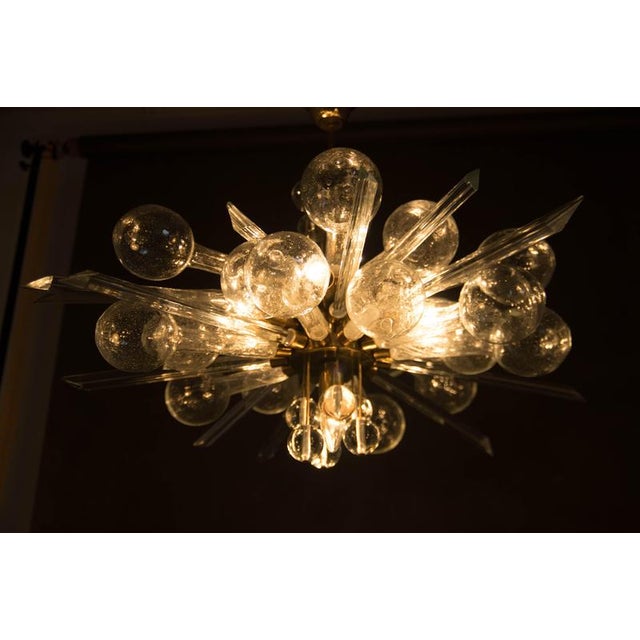 Art and Design Chandelier attributed to Rene Roubicek, 1960s For Sale - Image 17 of 18