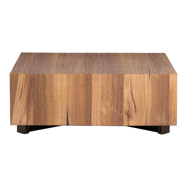 Four Hands Hudson Square Coffee Table - Natural Yukas Resin For Sale