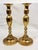 Vintage Brass Candlesticks-a Pair For Sale - Image 4 of 5