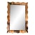 Mirror Pink Glass by Cristal Art Italy, 1960s For Sale