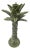 Handcrafted Moroccan Ceramic Palm Tree Candle Holder For Sale
