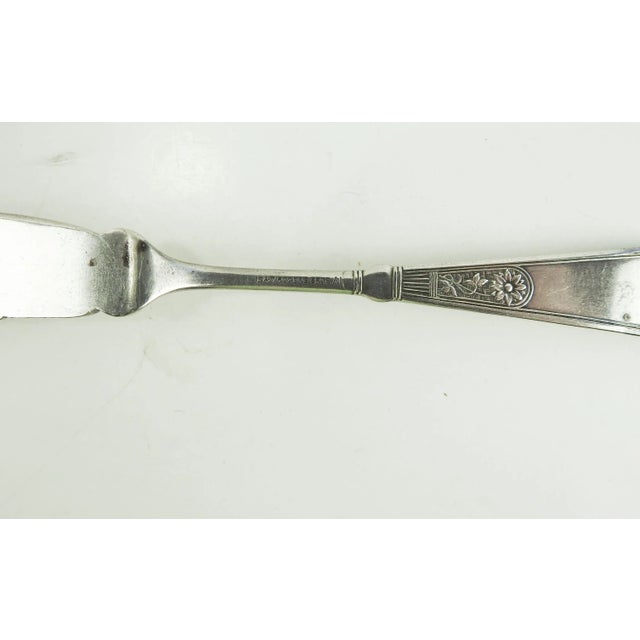 Antique Silverplate Rogers Aesthetic Master Butter Knife For Sale - Image 4 of 5