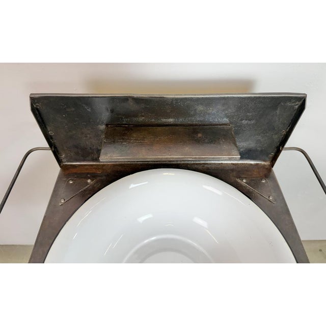 Vintage Industrial Hospital Wash Basin, 1960s For Sale - Image 9 of 17