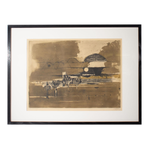 “October - Color State Ii” Etching Aquatint Print by Johnny Friedlaender