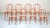Measures H88 x L40 x D40 - Hseat 47cm - kg6 each. - Sets of 6
