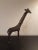 Metal Vintage Hammered Bronze Giraffe Figurine For Sale - Image 7 of 7