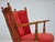 Scandinavian Armchair in Red Wool and Beech, 1960s For Sale - Image 6 of 18