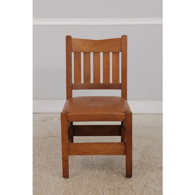 Age: C.1900-1910 Details: High Quality Construction Arts & Crafts Style Oak Quarter Sawn Oak Offered @ Fraction Original...