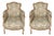 Pair of French Louis XV Bergères For Sale