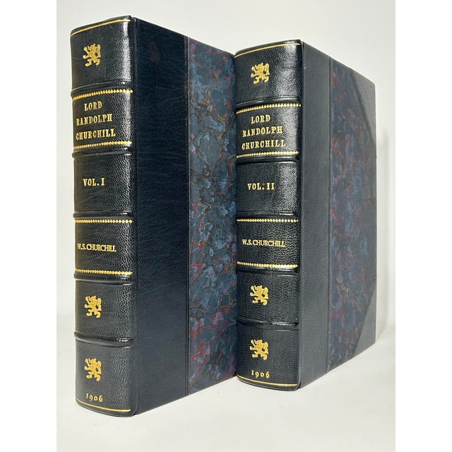 Churchill, Winston S. Lord Randolph Churchill. London: Macmillan and Co., 1906. First UK editions, first impressions. Two...
