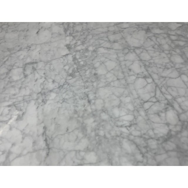 Mid-Century Modern Tulip Table – Carrara Marble (Rove Concepts) For Sale - Image 3 of 4