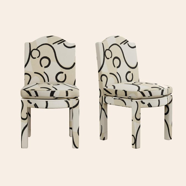 White Coconut Leo Dining Chairs by Ceraudo, Set of 2 For Sale - Image 8 of 8