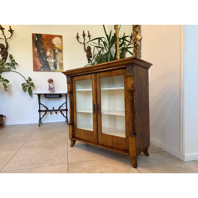 Traditional Empire Display Cabinet Top in Ash Wood, 1810 For Sale - Image 3 of 16