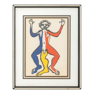 After Alexander Calder "Three Legged Man" Lithograph