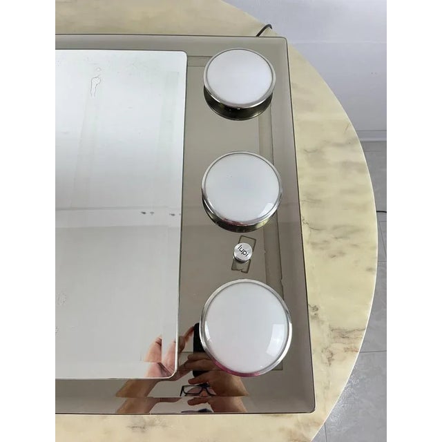 Italian Wolf Bath Mirror, 1970s For Sale - Image 3 of 11