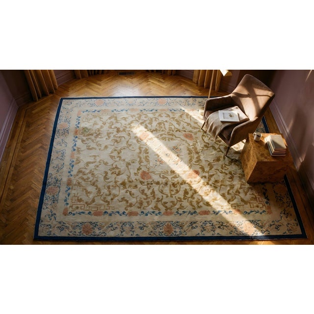 Antique Chinese - Peking Rug For Sale - Image 12 of 12