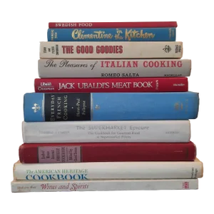 Vintage Cookbooks Kitchen Library Book Set Bookstack