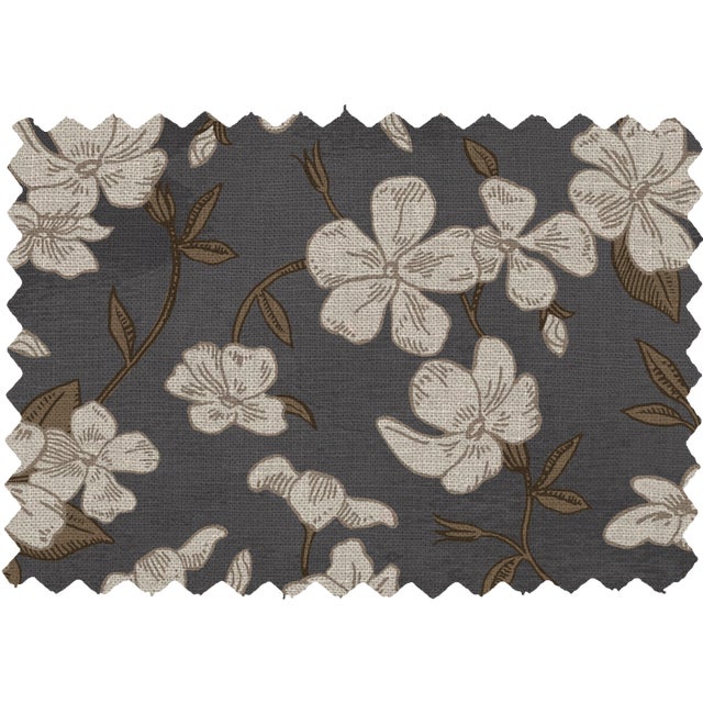 Textile Stoffer Home x Cloth & Company Thelma Ruffle Platform Bed in Dogwood Floral Ink, Full/Double For Sale - Image 7 of 8
