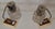 Vintage Bedside Lamps with Brown-Beige Plastic Frame from Hustadt-Leuchten, 1970s, Set of 2 For Sale - Image 3 of 8
