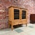 Vintage mid-century Danish sideboard or cupboard in hand-carved and turned quarter-sawn European white oak attributed to...