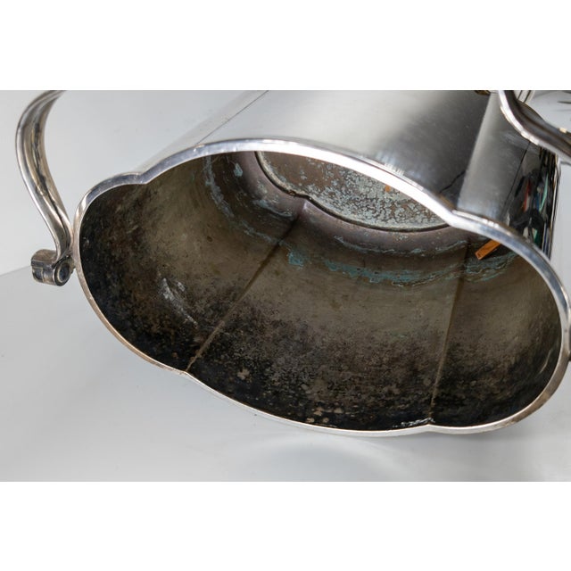 Mid-Century Modern Silverplate Tableside Champagne Wine or Ice Bucket For Sale - Image 9 of 14