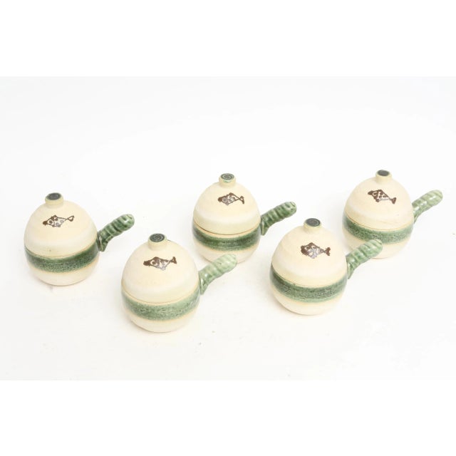 Vintage Neiman Marcus Ceramic earth ware Tea Cup Made in Japan - Set of 5 Beautiful Hand crafted art and colors. Great for...