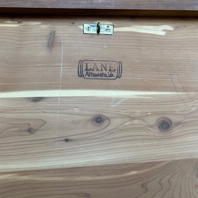 Mid-Century Modern Vintage Lane Hope Chest For Sale - Image 3 of 7