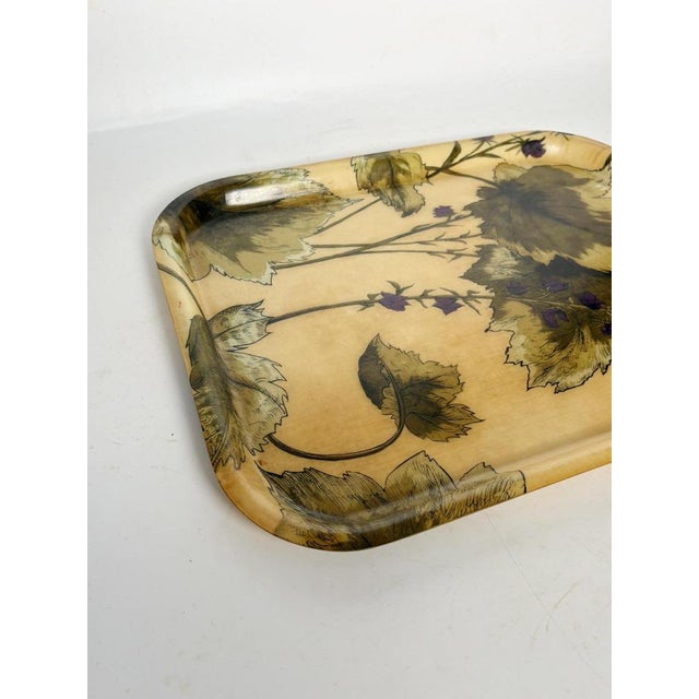 1970s Rectangular Fiber Tray, France, 1970s For Sale - Image 5 of 10