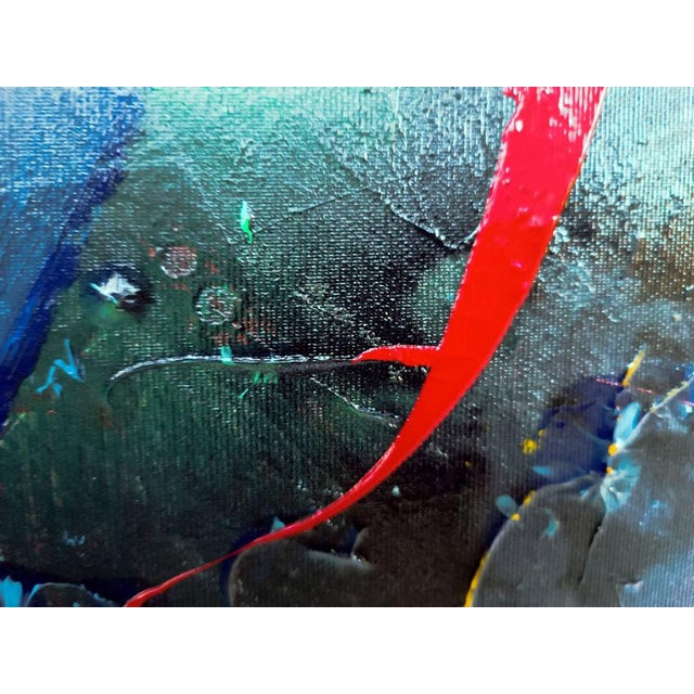 Ovidiu Kloska, Ruster in the Night, Acrylic on Canvas For Sale - Image 9 of 11