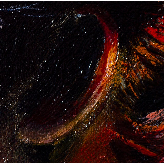 Contemporary The 11th Hour by Daire Lynch | Oil on extra fine linen canvas Portrait of a woman in profile For Sale - Image 3 of 5