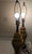 Mid Century Yellow Ceramic Lamp Pair Ginger Jar Style For Sale - Image 11 of 11