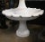 Gorgeous Italian marble garden fountain Features three tiers, from which the water would cascade down Good size at 6.5...