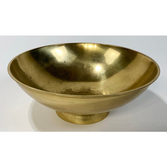 Vintage Large Brass Decorative Bowl Chairish