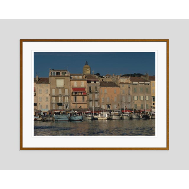 Modern Saint-Tropez 1971 by Slim Aarons Framed C-Print For Sale - Image 3 of 3