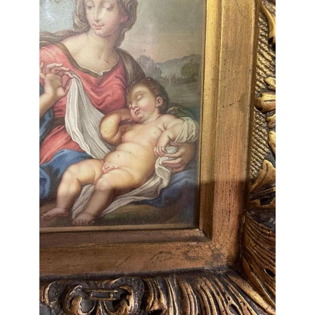 Antonio Allegri, Our Lady with Jesus, 16th Century, Oil on Panel, Framed For Sale - Image 4 of 10