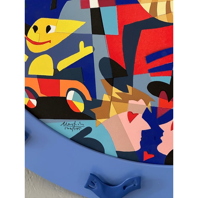 Wall Decoration by Ugo Nespolo, 2000s For Sale - Image 4 of 6