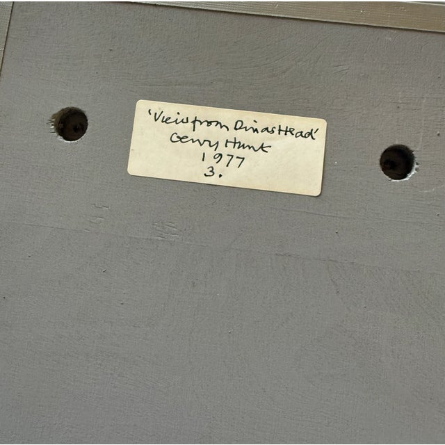 Gerry Hunt, Viewpoint Dima's Head & Seagrass, Photographs Mounted on Wood Panels, 1977, Set of 5 For Sale - Image 6 of 11