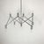 German Chandelier Light Structure with 9 Burning Points from Kinkeldey, 1960s For Sale - Image 14 of 14