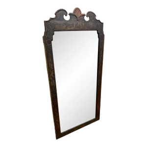 Antique Late 19th Century Japanned Mirror