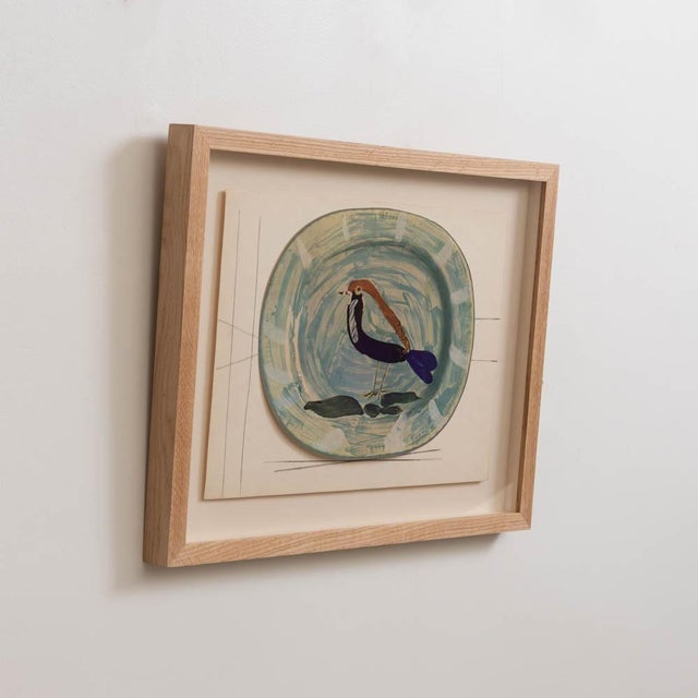 1940s 1948 Framed Lithographic Plate, Céramiques De Picasso For Sale - Image 5 of 8