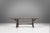 Mid-Century Modern Industrial Grey Wooden Bench, France, 1890s For Sale - Image 3 of 11