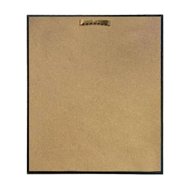 Portrait of Mother and Child 8" X 10" Framed Print on Canvas in Wide Antiqued Gold Frame For Sale - Image 4 of 4