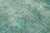 Room Size Antique Overdyed Persian Wool Rug With Medallion Design in Light Green For Sale - Image 10 of 10