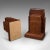 1930s Vintage English Walnut Pair of Decorative Bookends For Sale - Image 9 of 10