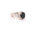 Metal Diamond Sapphire Ring 6.5 18k Gold 2.62 TCW Women Certified For Sale - Image 7 of 7